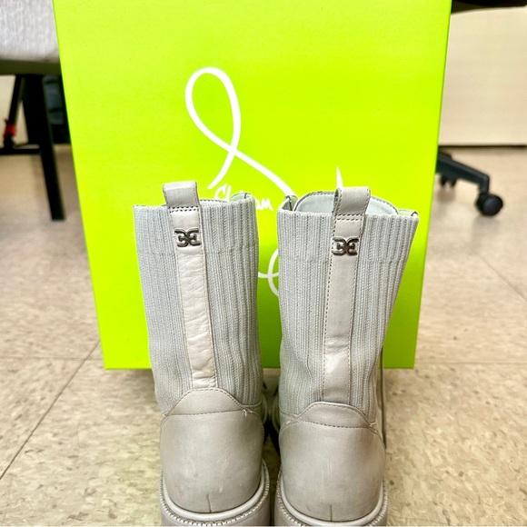 Sam Edelman Lydell Mixed Media Combat Boot - Picture 3 of 8